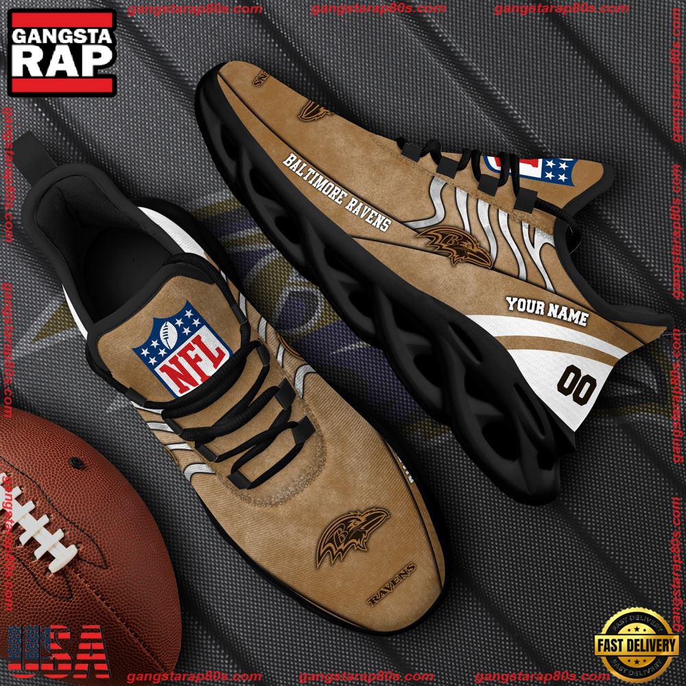 Ideafootwear Baltimore Ravens Max Soul Shoes Sneakers For Men And Women