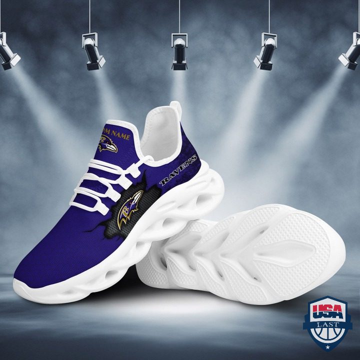 Ideafootwear Baltimore Ravens Max Soul Shoes Sneakers For Men And Women