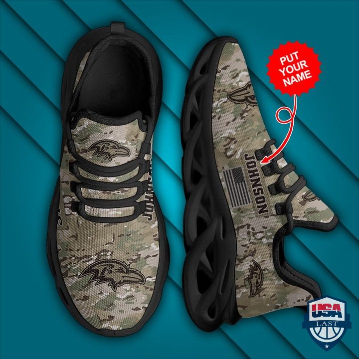 Ideafootwear Baltimore Ravens Max Soul Shoes Sneakers For Men And Women