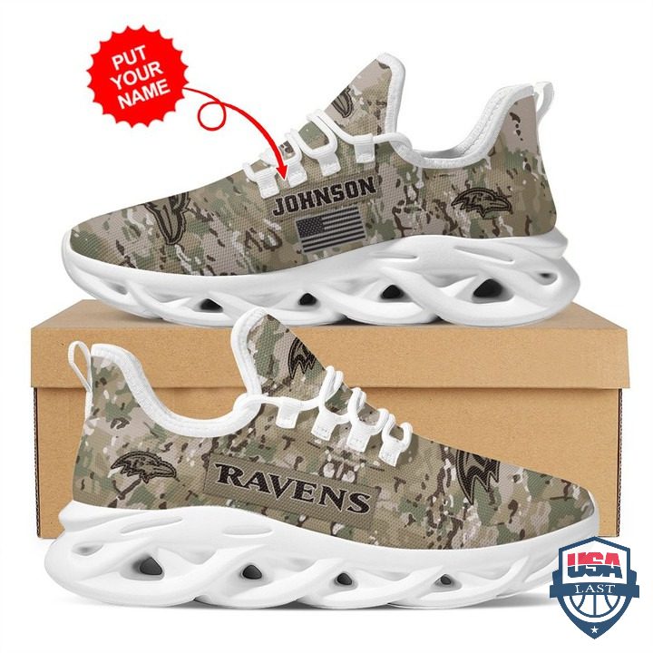 Ideafootwear Baltimore Ravens Max Soul Shoes Sneakers For Men And Women