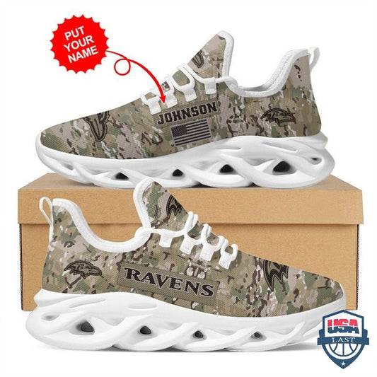 Ideafootwear Baltimore Ravens Max Soul Shoes Sneakers For Men And Women