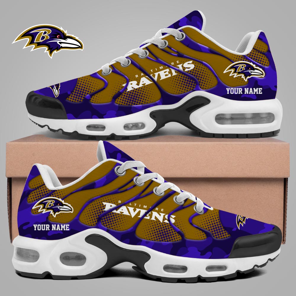 Ideafootwear Baltimore Ravens TN Shoes Sneakers For Men And Women
