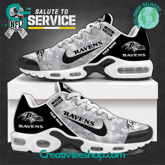 Ideafootwear Baltimore Ravens TN Shoes Sneakers For Men And Women