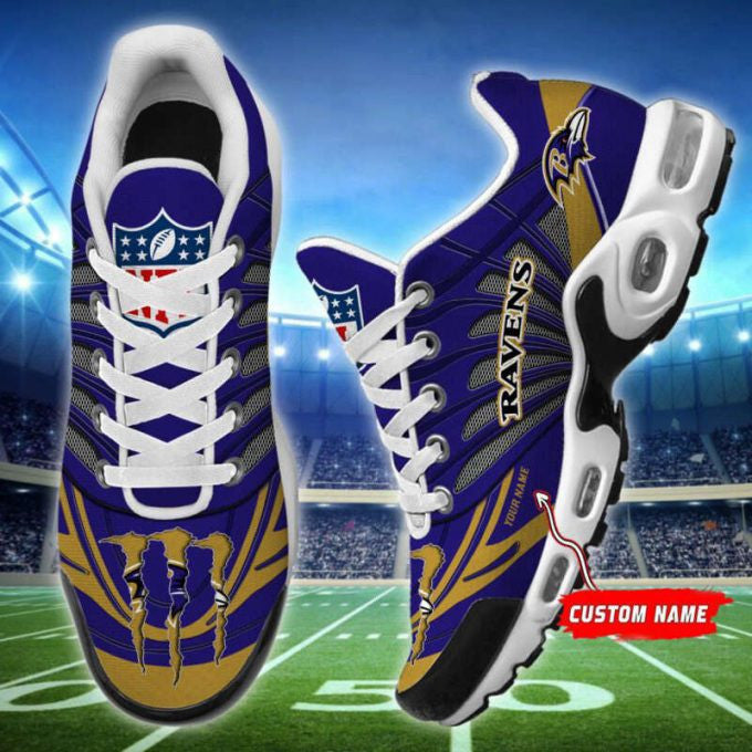 Ideafootwear Baltimore Ravens TN Shoes Sneakers For Men And Women