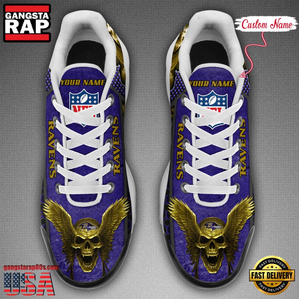 Ideafootwear Baltimore Ravens TN Shoes Sneakers For Men And Women