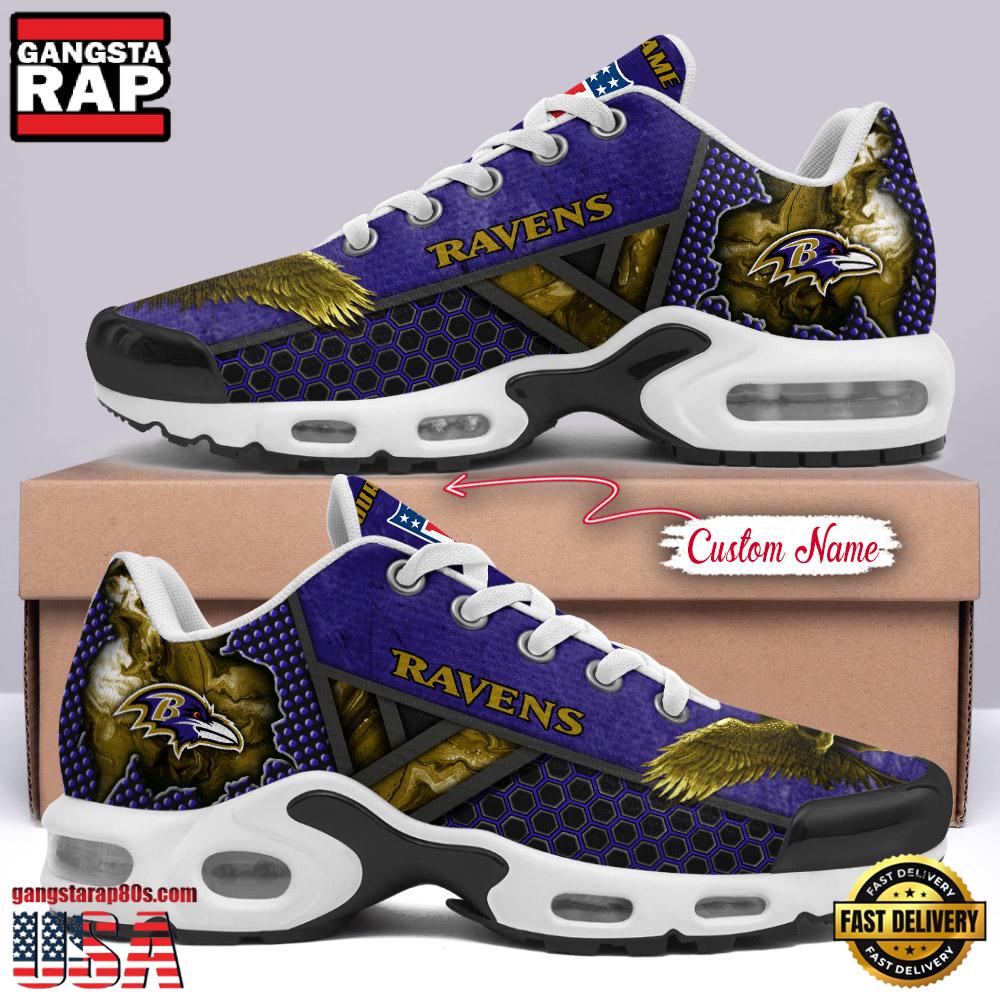 Ideafootwear Baltimore Ravens TN Shoes Sneakers For Men And Women