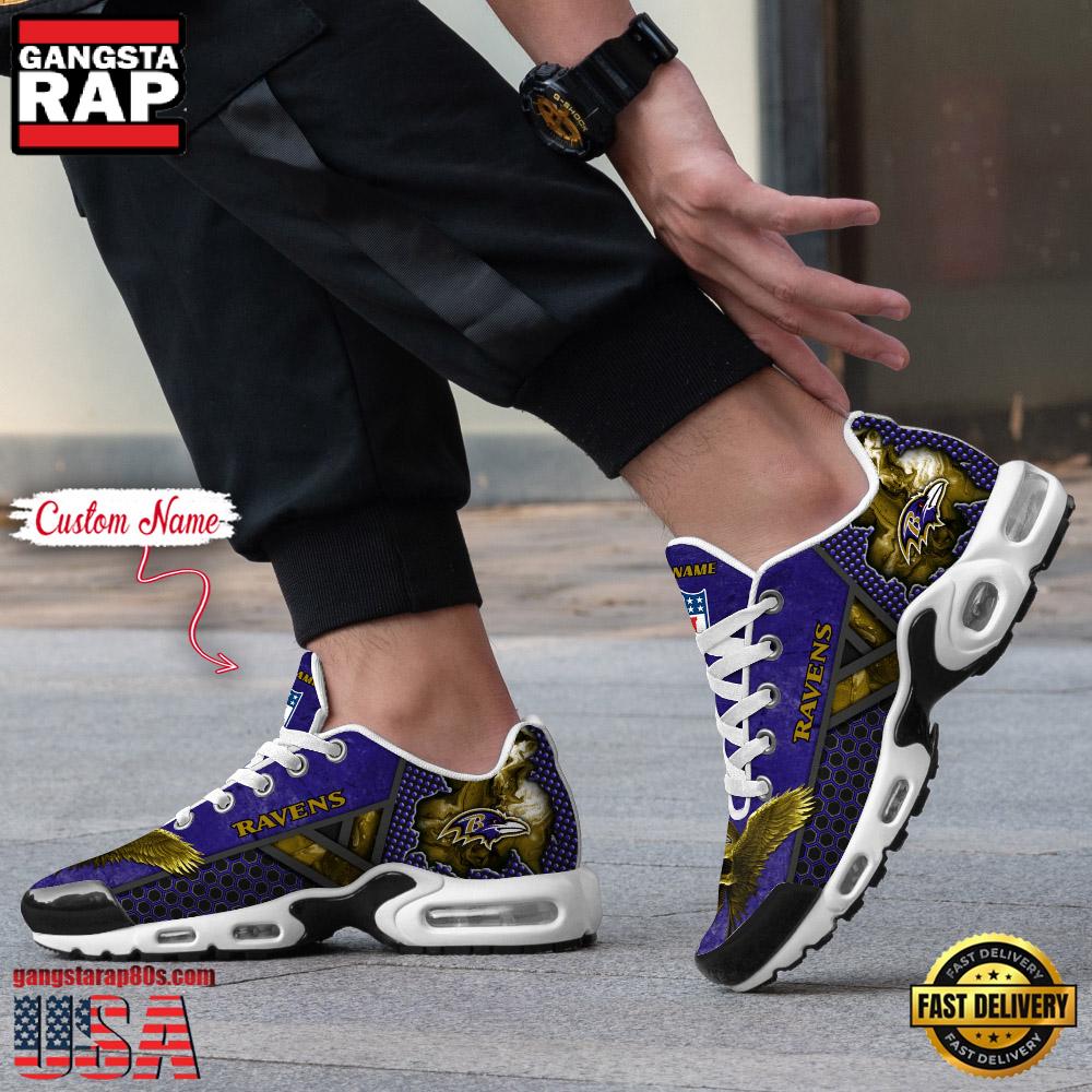 Ideafootwear Baltimore Ravens TN Shoes Sneakers For Men And Women
