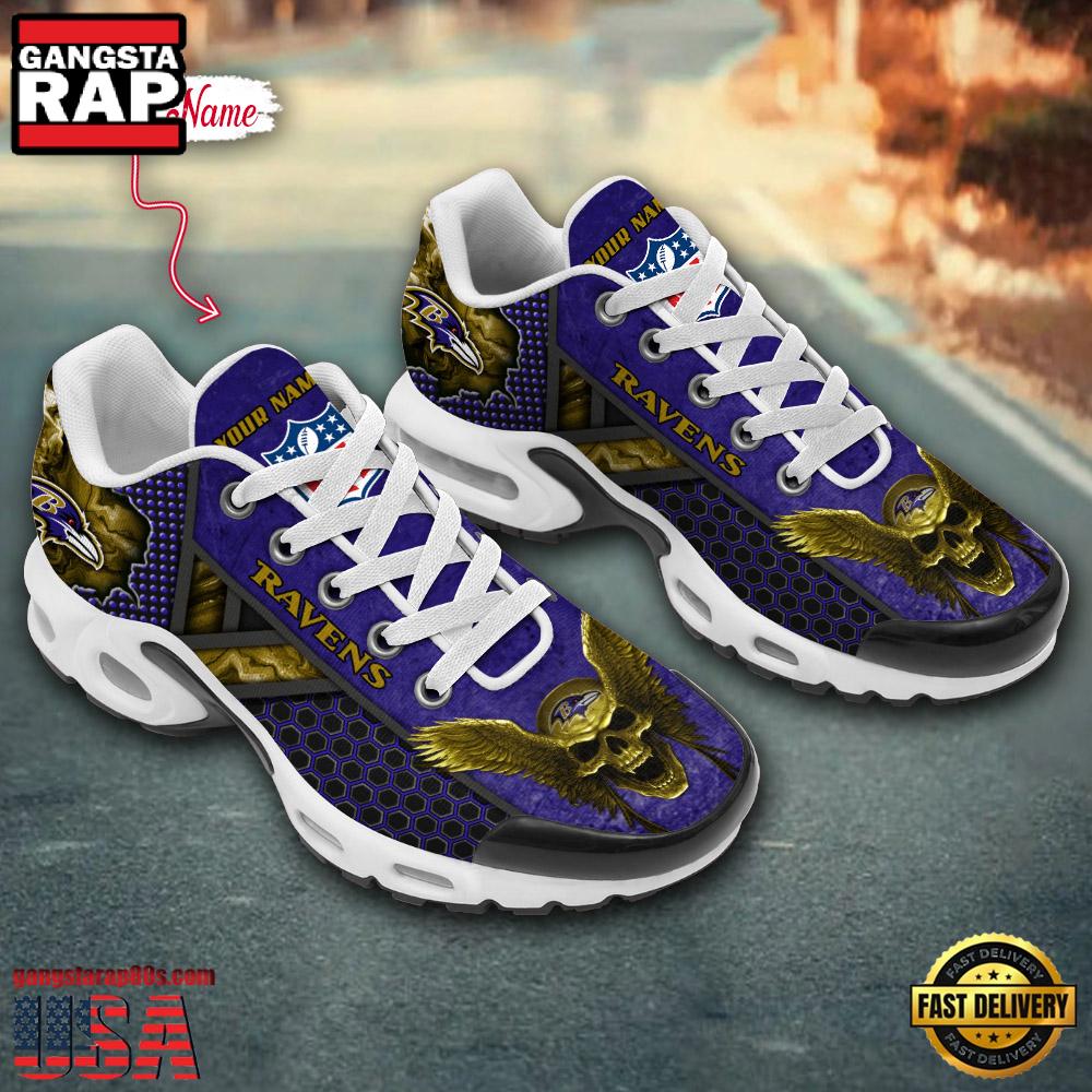 Ideafootwear Baltimore Ravens TN Shoes Sneakers For Men And Women