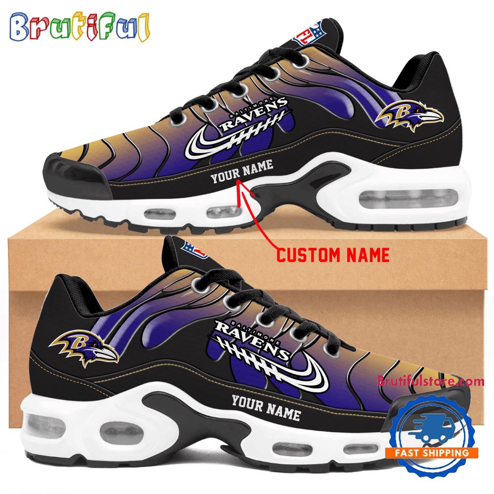 Ideafootwear Baltimore Ravens TN Shoes Sneakers For Men And Women