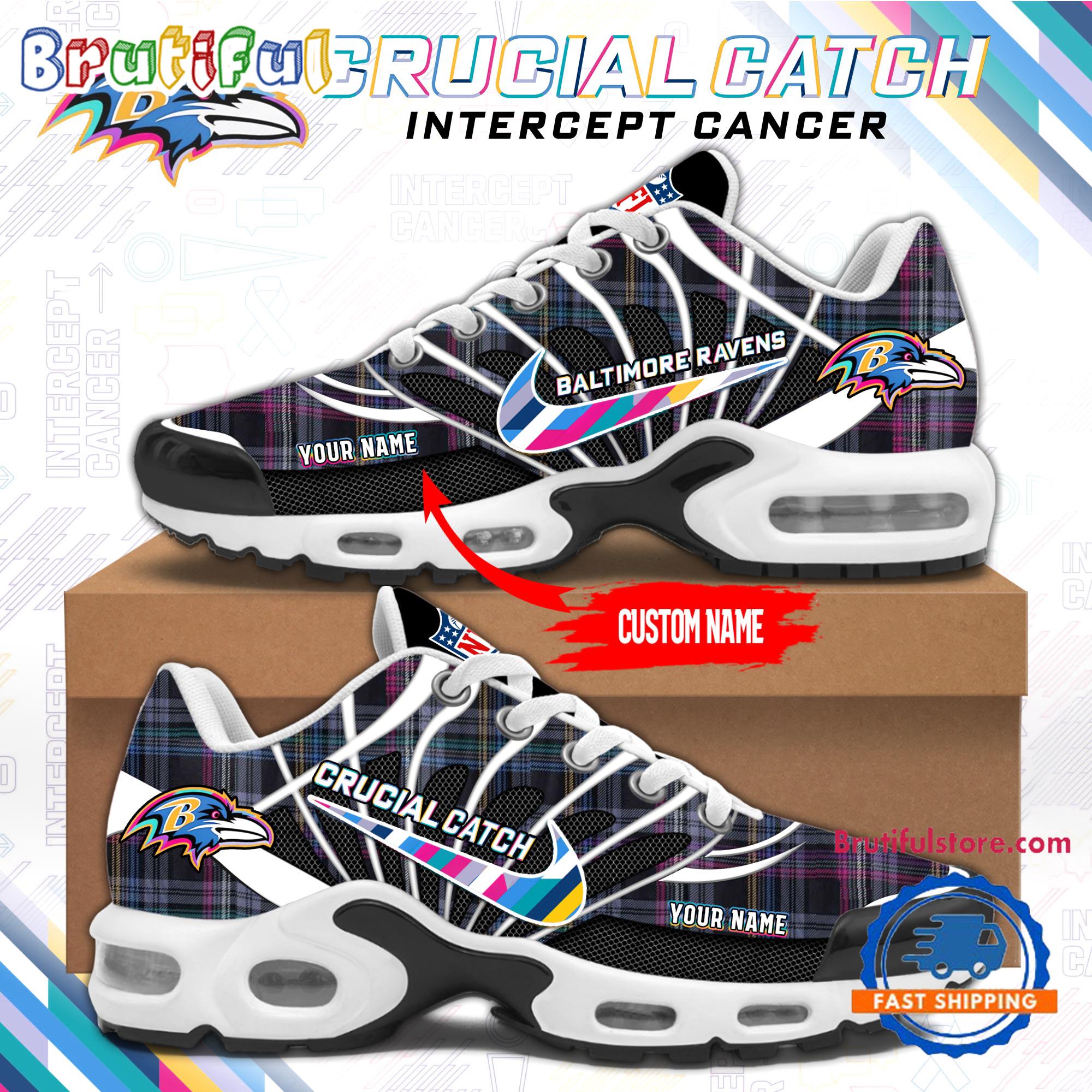 Ideafootwear Baltimore Ravens TN Shoes Sneakers For Men And Women