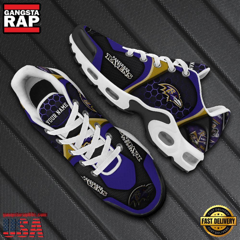 Ideafootwear Baltimore Ravens TN Shoes Sneakers For Men And Women