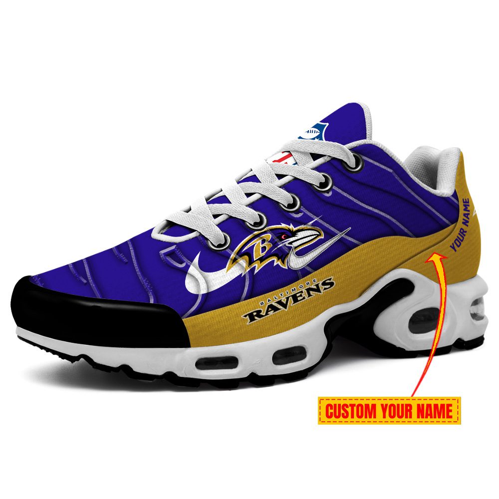 Ideafootwear Baltimore Ravens TN Shoes Sneakers For Men And Women
