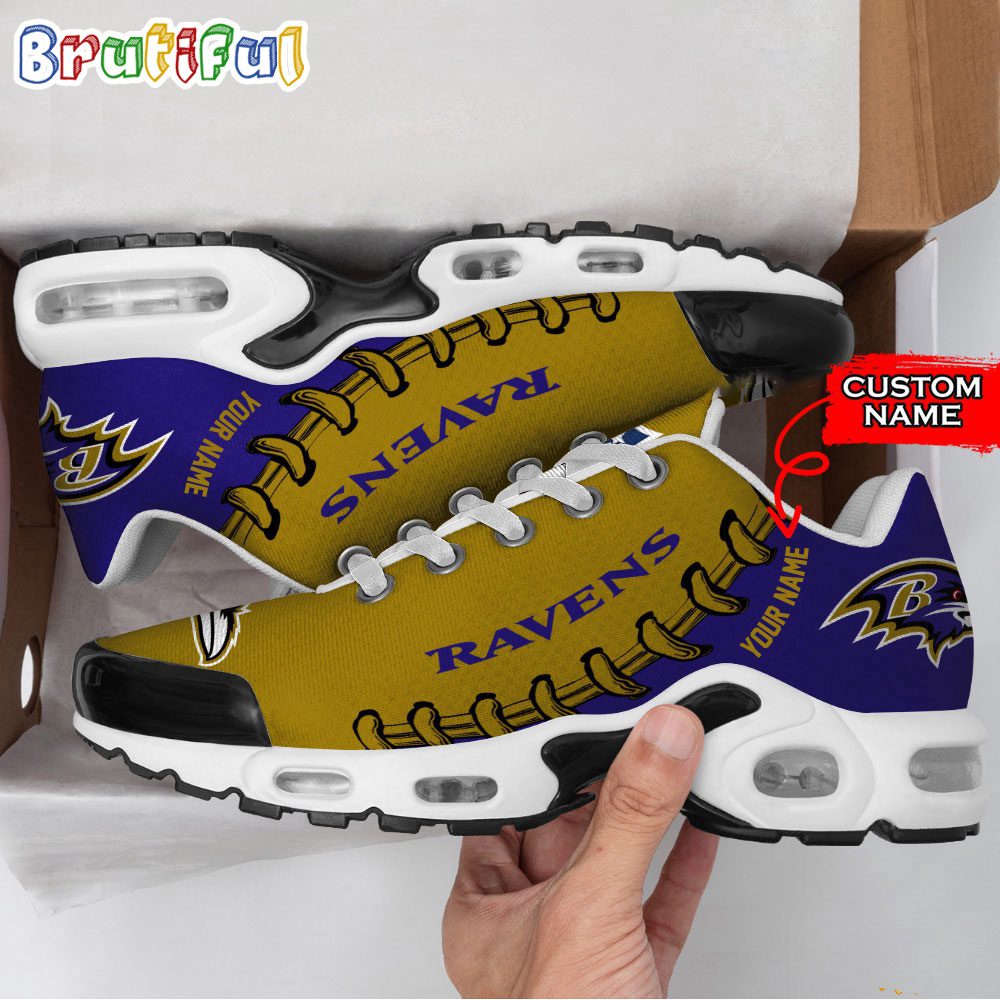 Ideafootwear Baltimore Ravens TN Shoes Sneakers For Men And Women