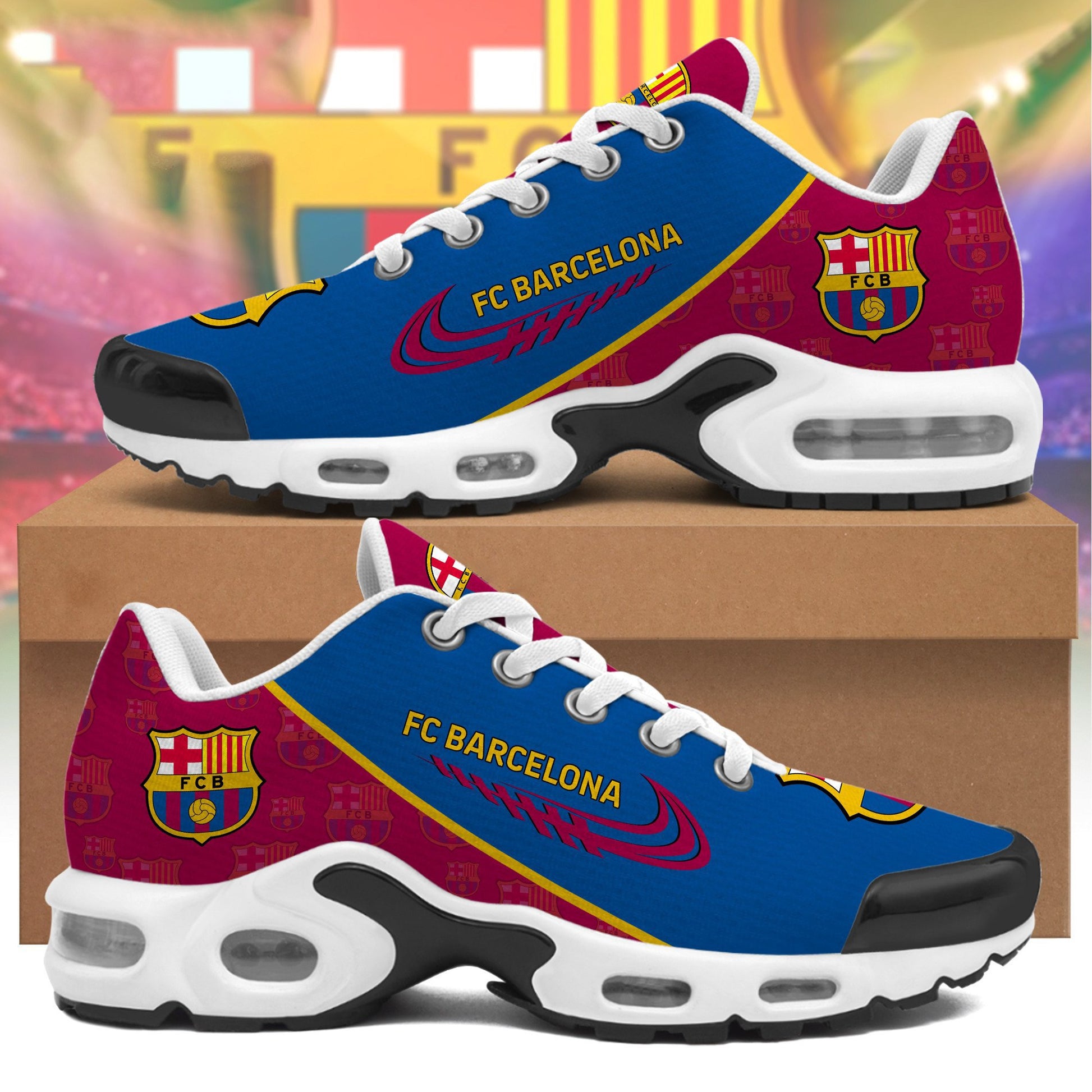 Ideafootwear Barcelona FC TN Shoes Sneakers For Men And Women