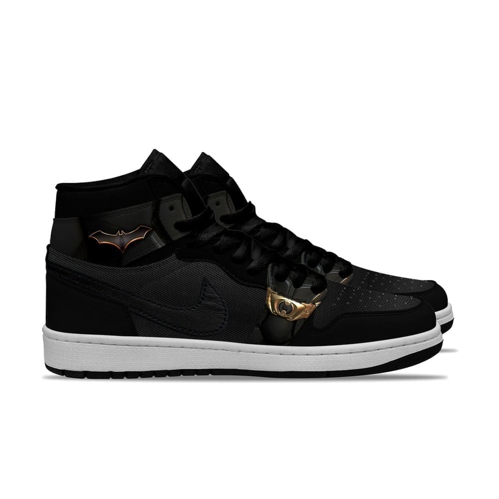 Ideafootwear Batman AJ1 High Sneakers Shoes For Men And Women