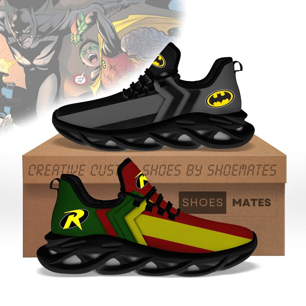Ideafootwear Batman Vs Robin  Max Soul Shoes Sneakers For Men And Women

