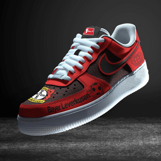 Ideafootwear Bayer 04 Leverkusen Air Low-Top Sneakers Shoes For Men And Women 1