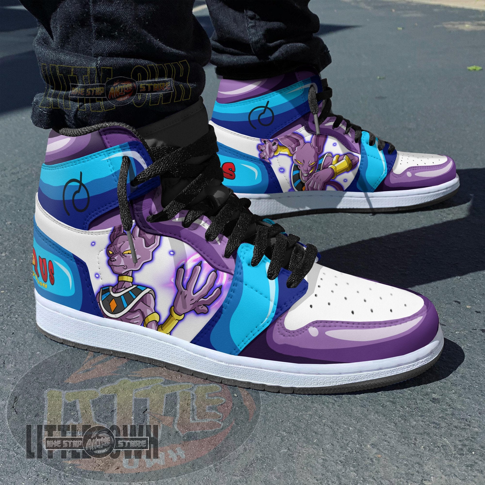 Ideafootwear Beerus AJ1 High Sneakers Shoes For Men And Women