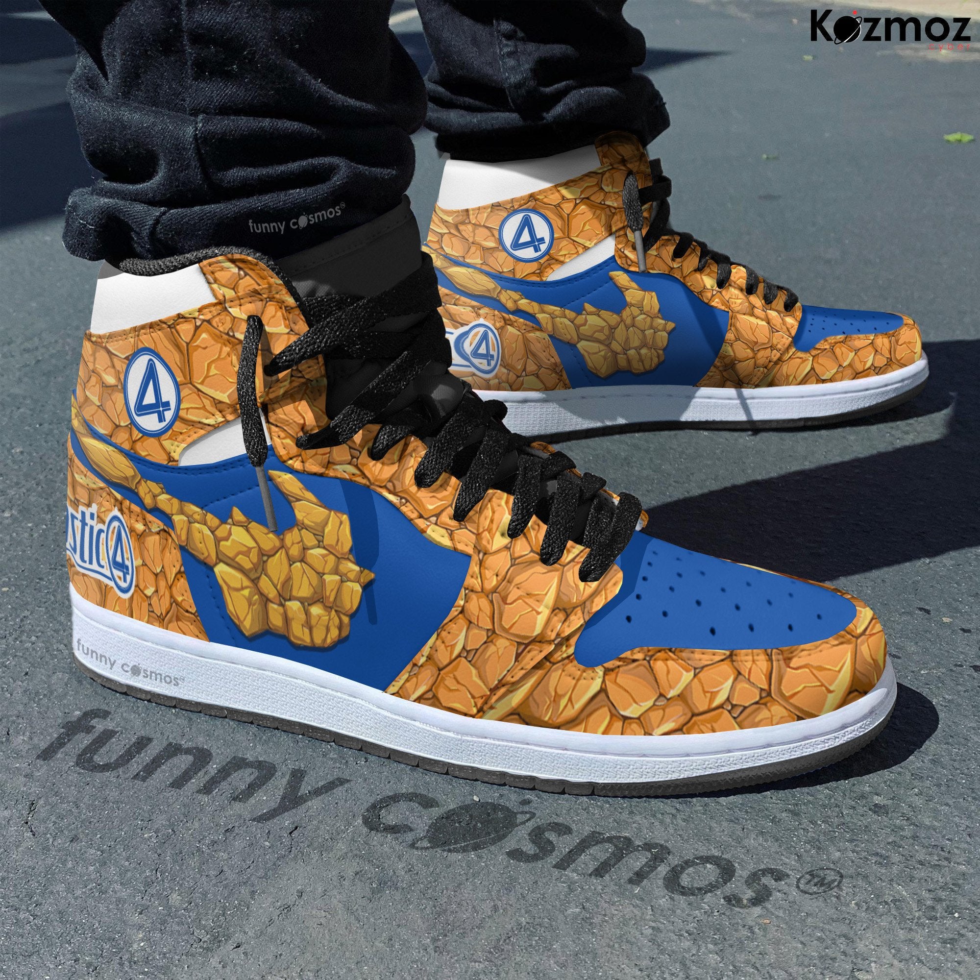 Ideafootwear Ben Grimm AJ1 High Sneakers Shoes For Men And Women