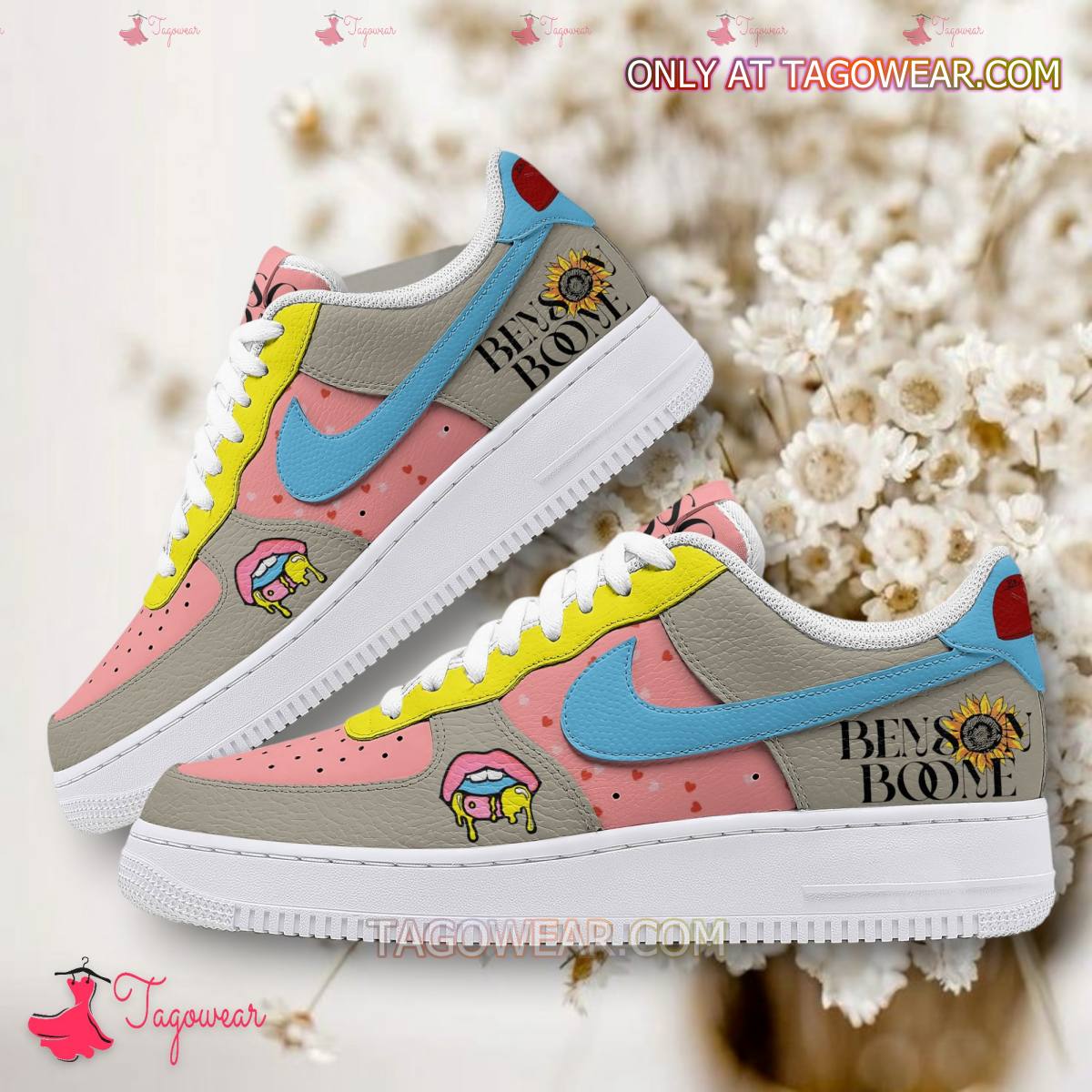 Ideafootwear Benson Boone Air Low-Top Sneakers Shoes For Men And Women 2