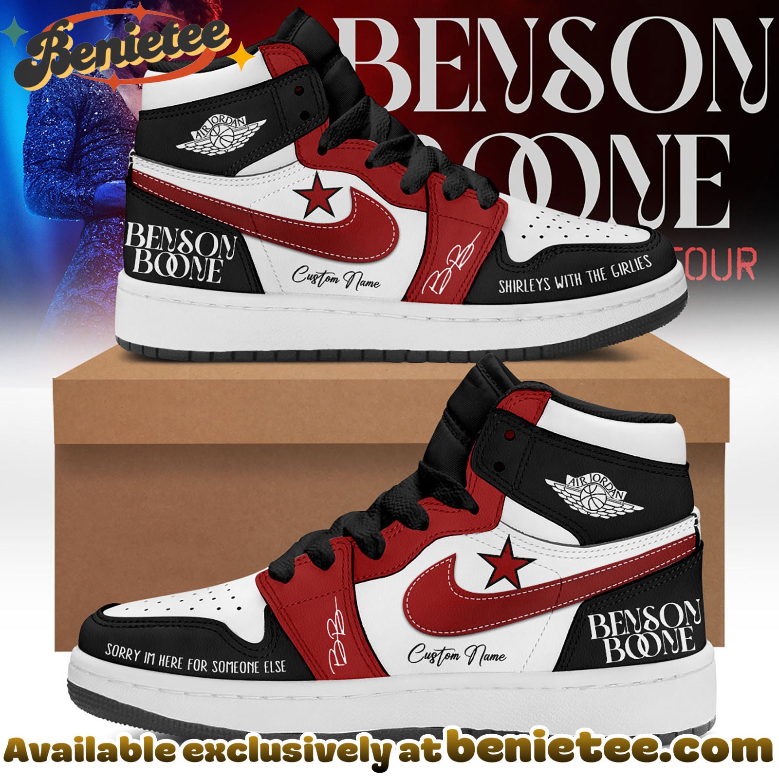 Ideafootwear Benson Boones AJ1 High Sneakers Shoes For Men And Women