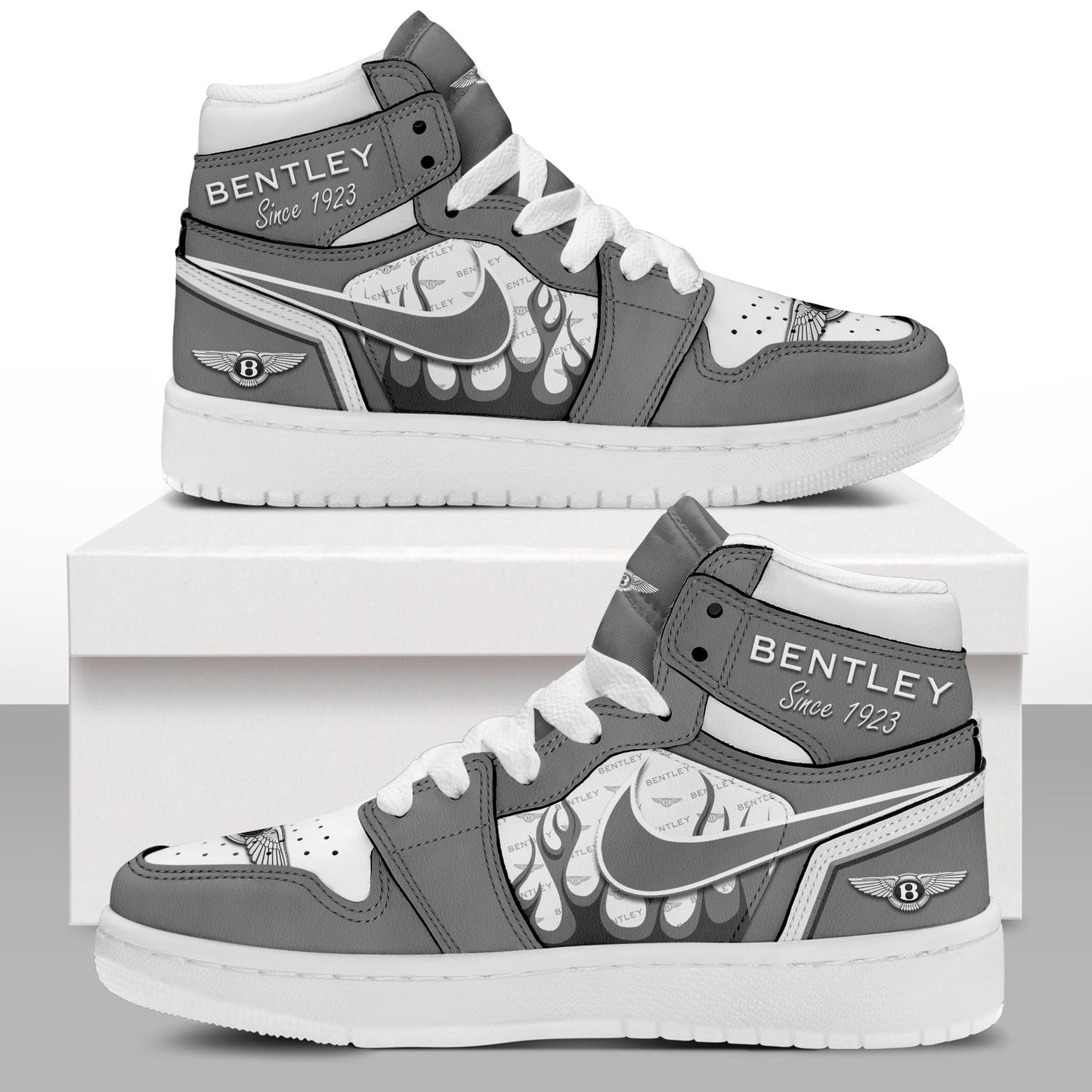 Ideafootwear Bentley AJ1 High Sneakers Shoes For Men And Women