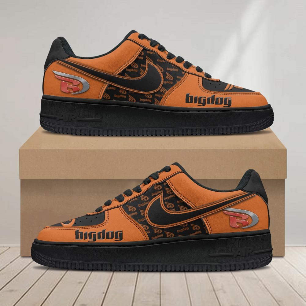 Ideafootwear Big Dog Motorcycles Air Low-Top Sneakers Shoes For Men And Women 1