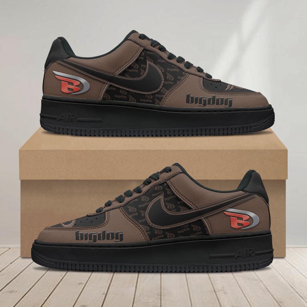 Ideafootwear Big Dog Motorcycles Air Low-Top Sneakers Shoes For Men And Women 1