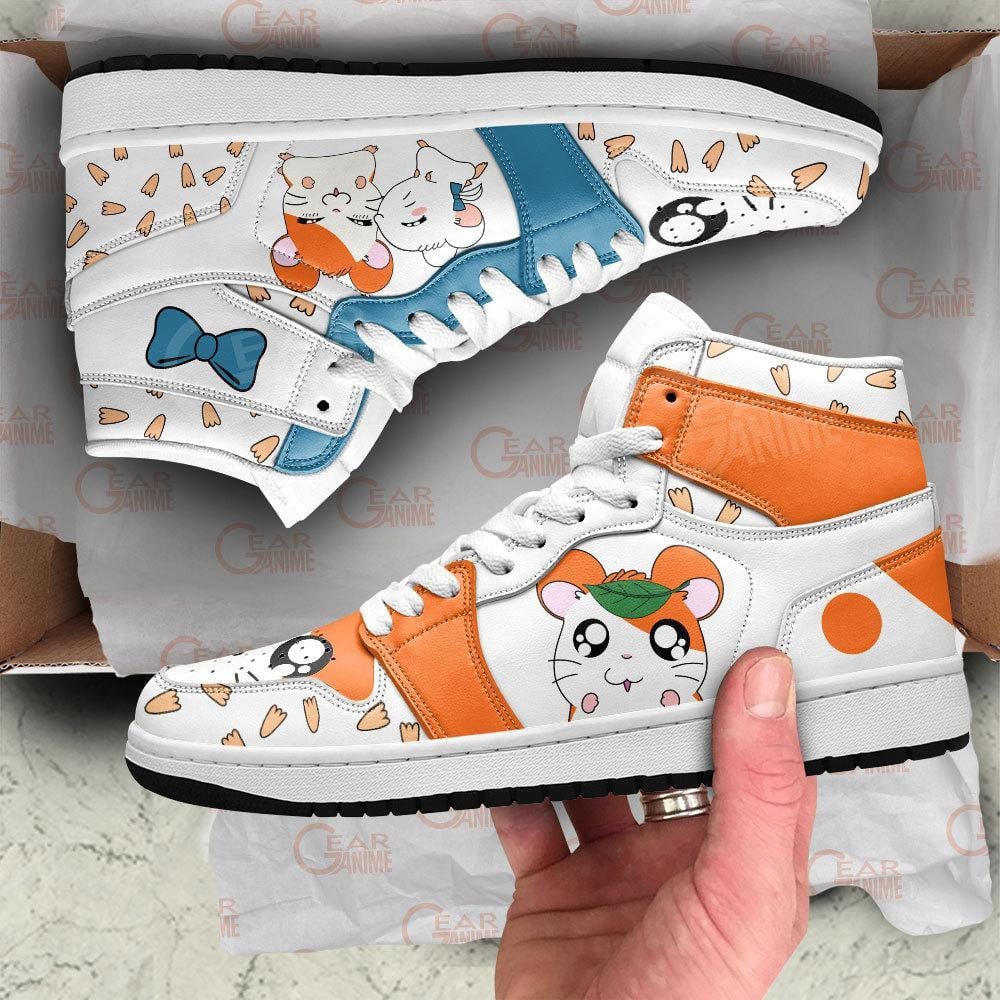 Ideafootwear Bijou Hamtaro AJ1 High Sneakers Shoes For Men And Women