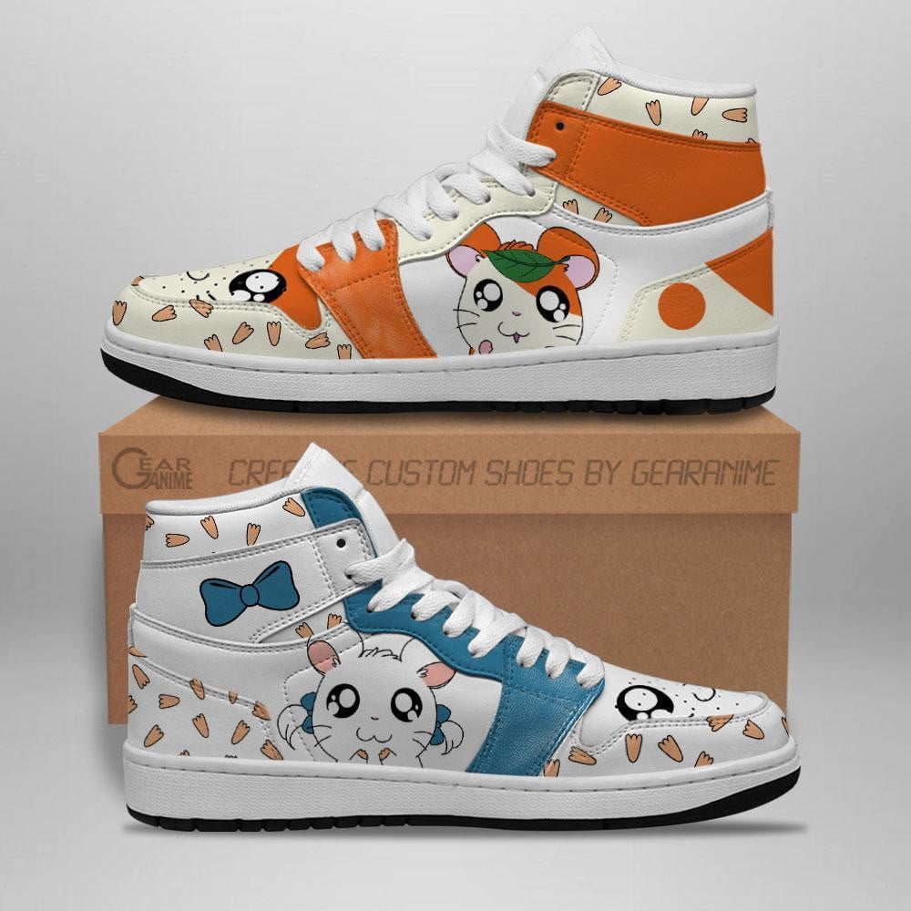 Ideafootwear Bijou Hamtaro AJ1 High Sneakers Shoes For Men And Women