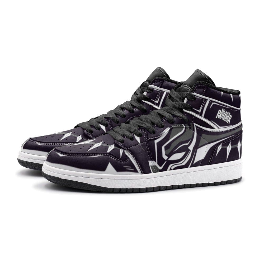 Ideafootwear Black Panther Wakanda AJ1 High Sneakers Shoes For Men And Women
