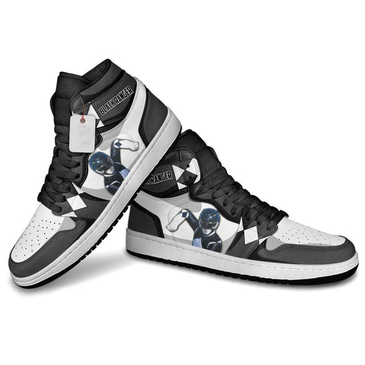 Ideafootwear Black Ranger AJ1 High Sneakers Shoes For Men And Women