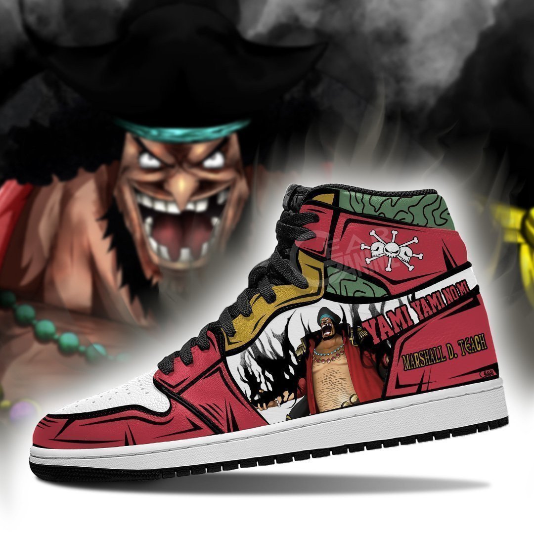 Ideafootwear Blackbeard AJ1 High Sneakers Shoes For Men And Women