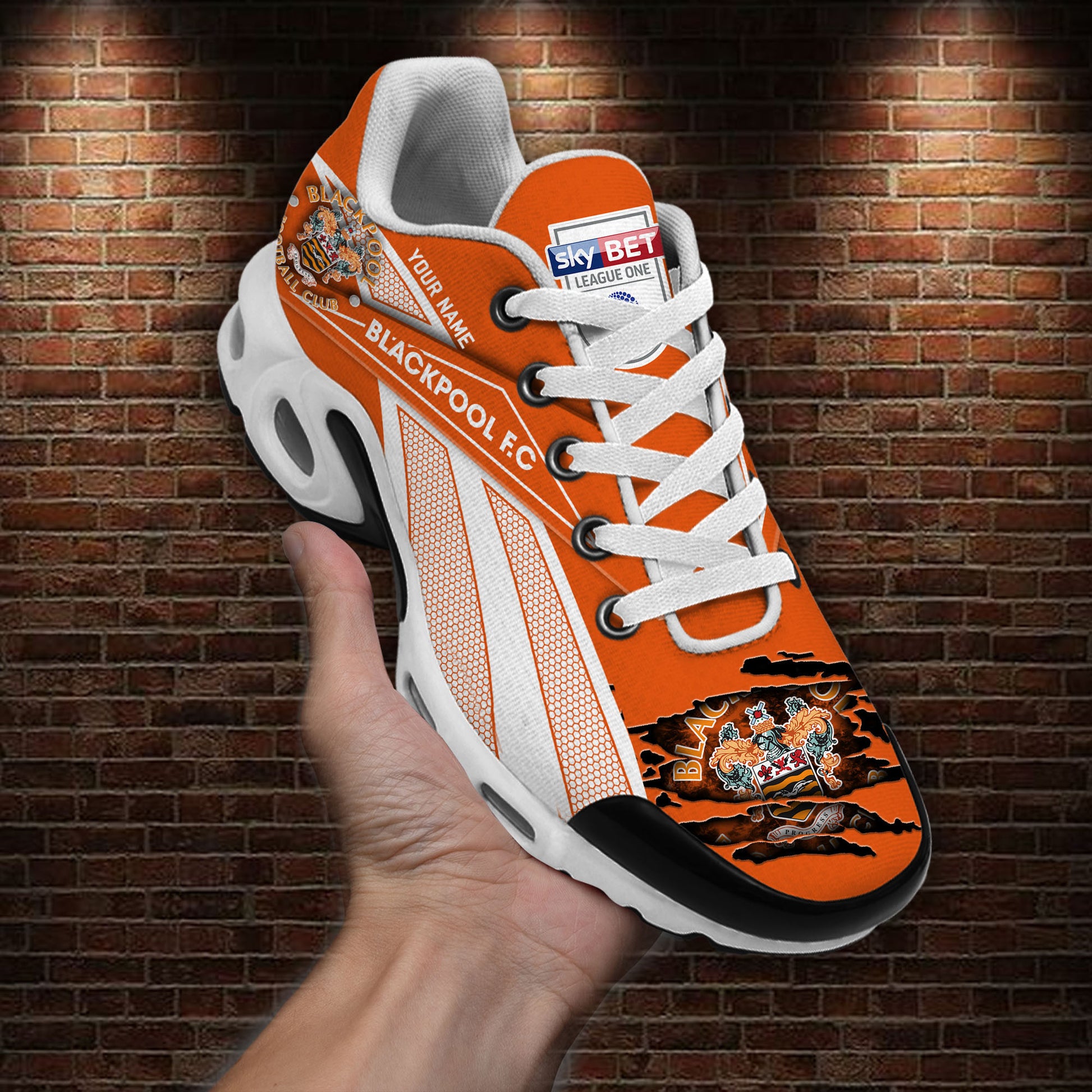 Ideafootwear Blackpool F.C TN Shoes Sneakers For Men And Women