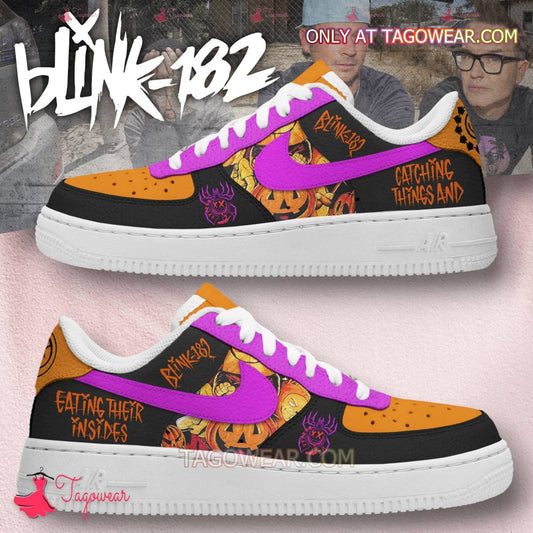 Ideafootwear Blink-182 Catching Things And Eating Their Insides Halloween Air Low-Top Sneakers Shoes For Men And Women 1