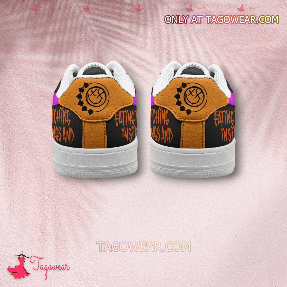 Ideafootwear Blink-182 Catching Things And Eating Their Insides Halloween Air Low-Top Sneakers Shoes For Men And Women 3