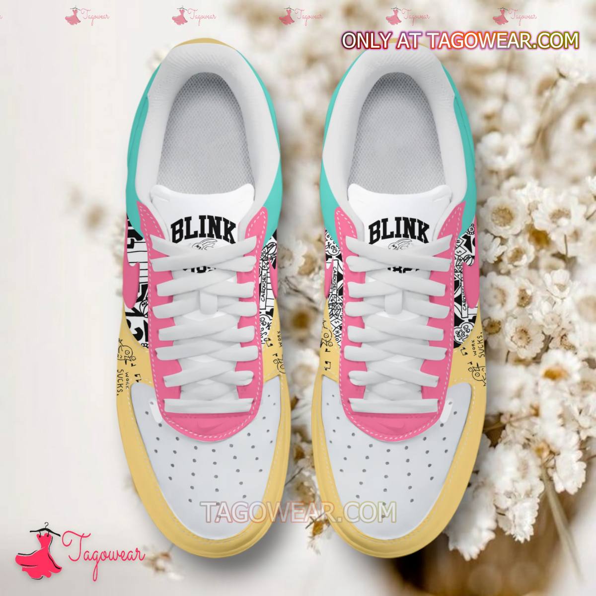 Ideafootwear Blink-182 Work Sucks I Know Air Low-Top Sneakers Shoes For Men And Women 2