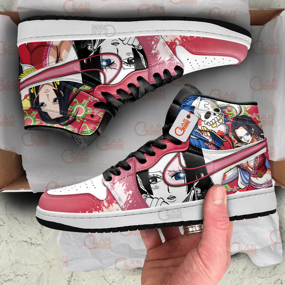 Ideafootwear Boa Hancock AJ1 High Sneakers Shoes For Men And Women