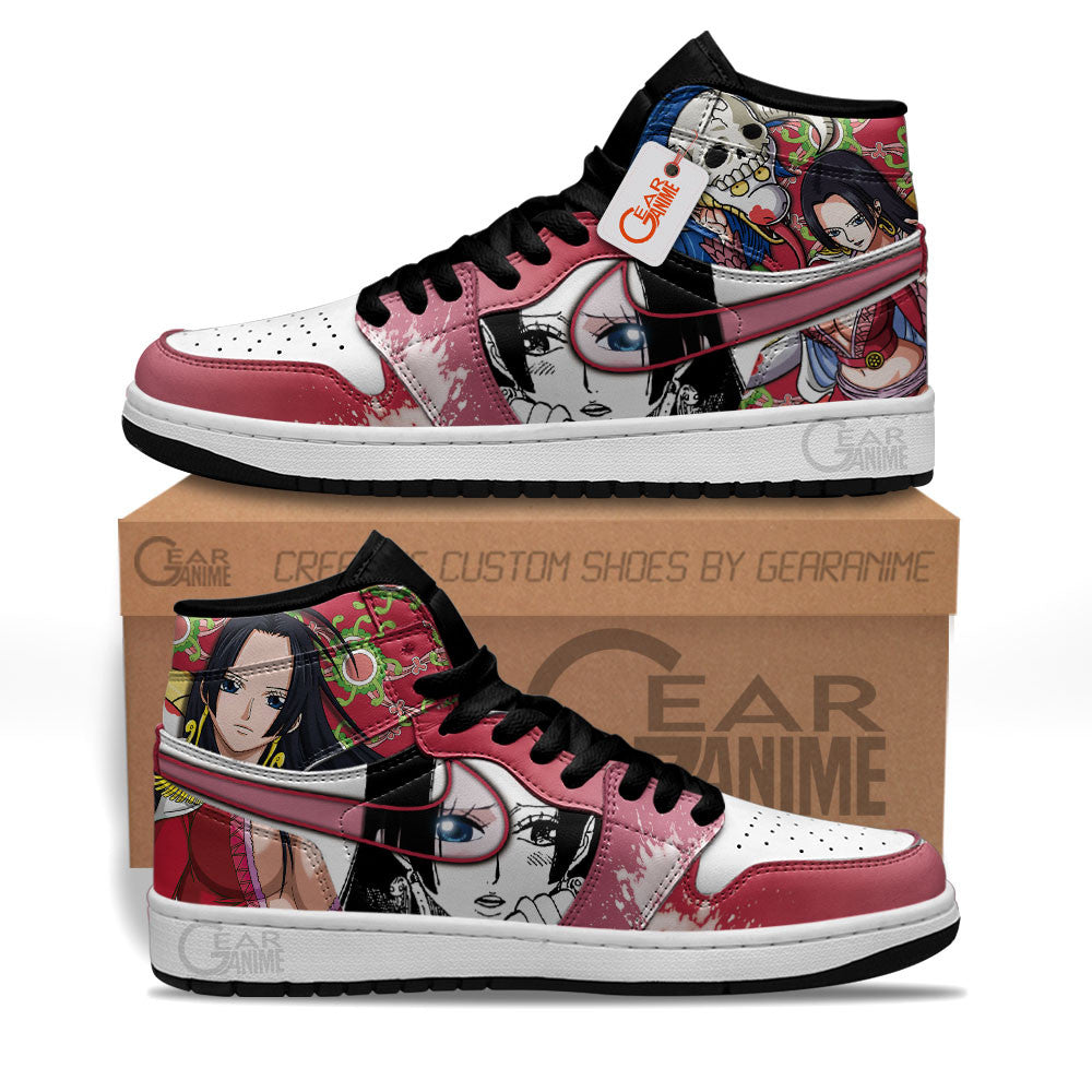 Ideafootwear Boa Hancock AJ1 High Sneakers Shoes For Men And Women