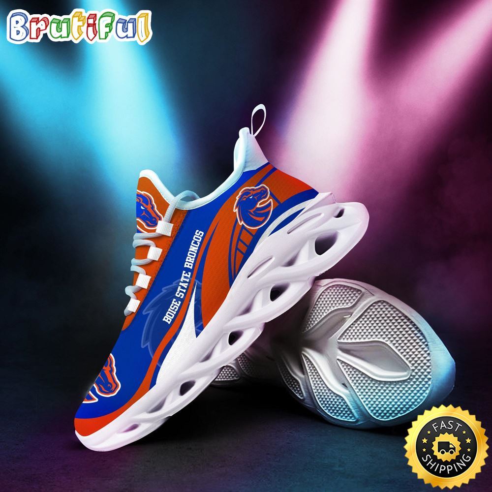 Ideafootwear Boise State Broncos Max Soul Shoes Sneakers For Men And Women