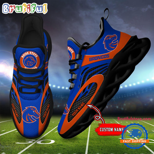 Ideafootwear Boise State Broncos Max Soul Shoes Sneakers For Men And Women