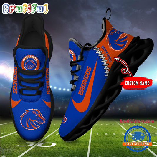 Ideafootwear Boise State Broncos Max Soul Shoes Sneakers For Men And Women
