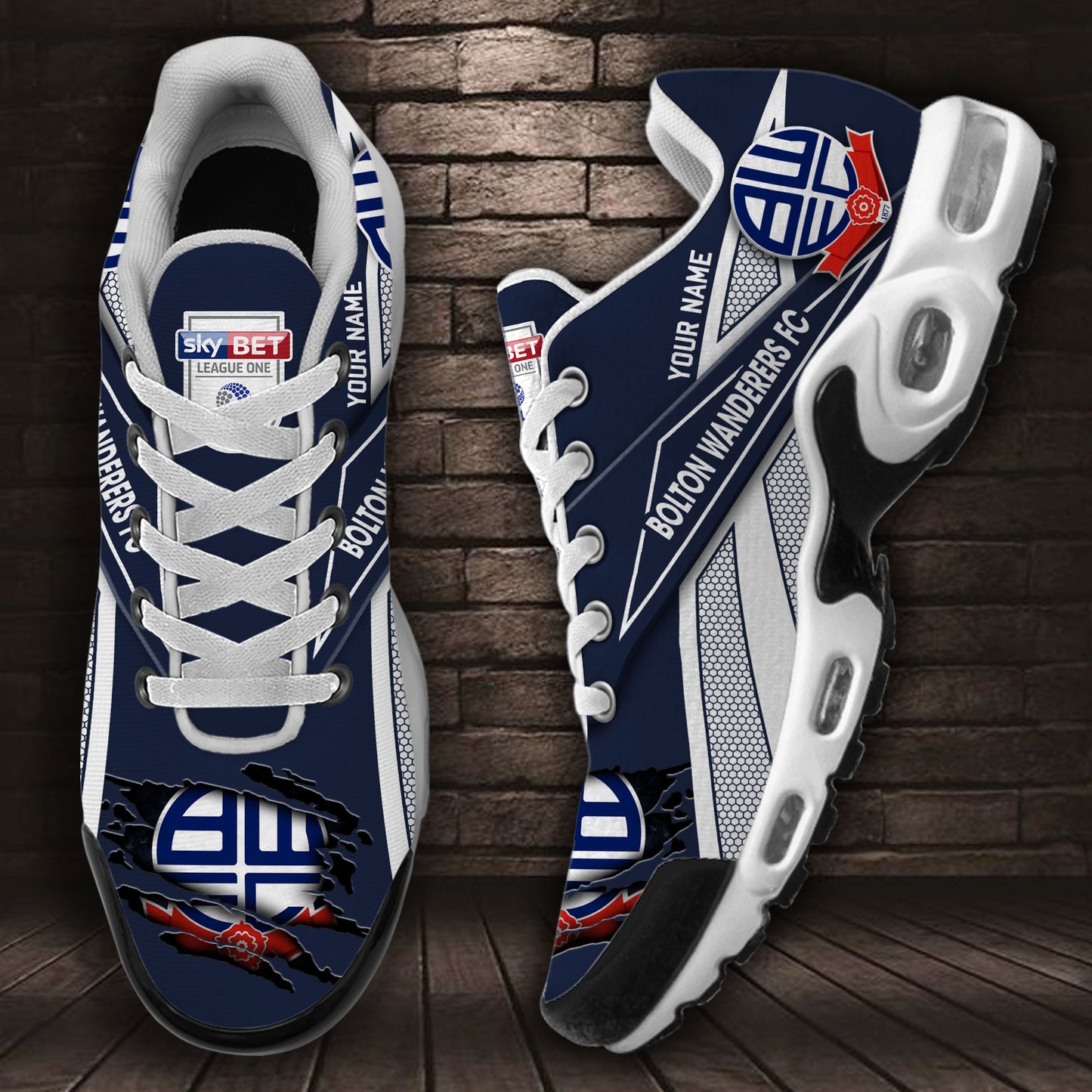 Ideafootwear Bolton Wanderers TN Shoes Sneakers For Men And Women