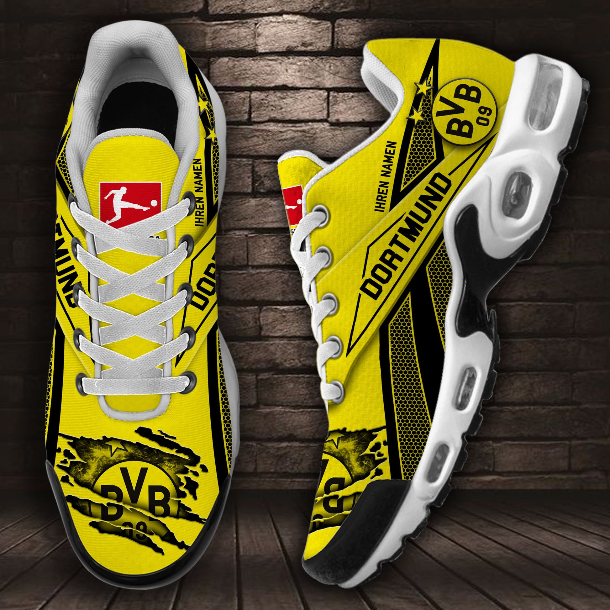 Ideafootwear Borussia Dortmund TN Shoes Sneakers For Men And Women