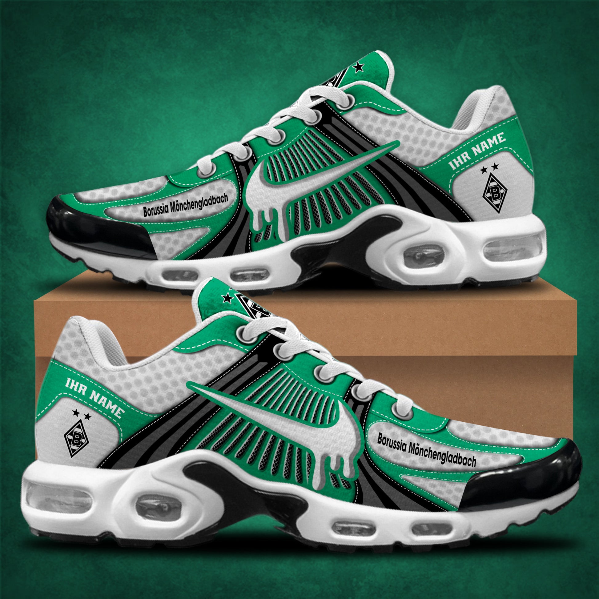 Ideafootwear Borussia Monchengladbach TN Shoes Sneakers For Men And Women