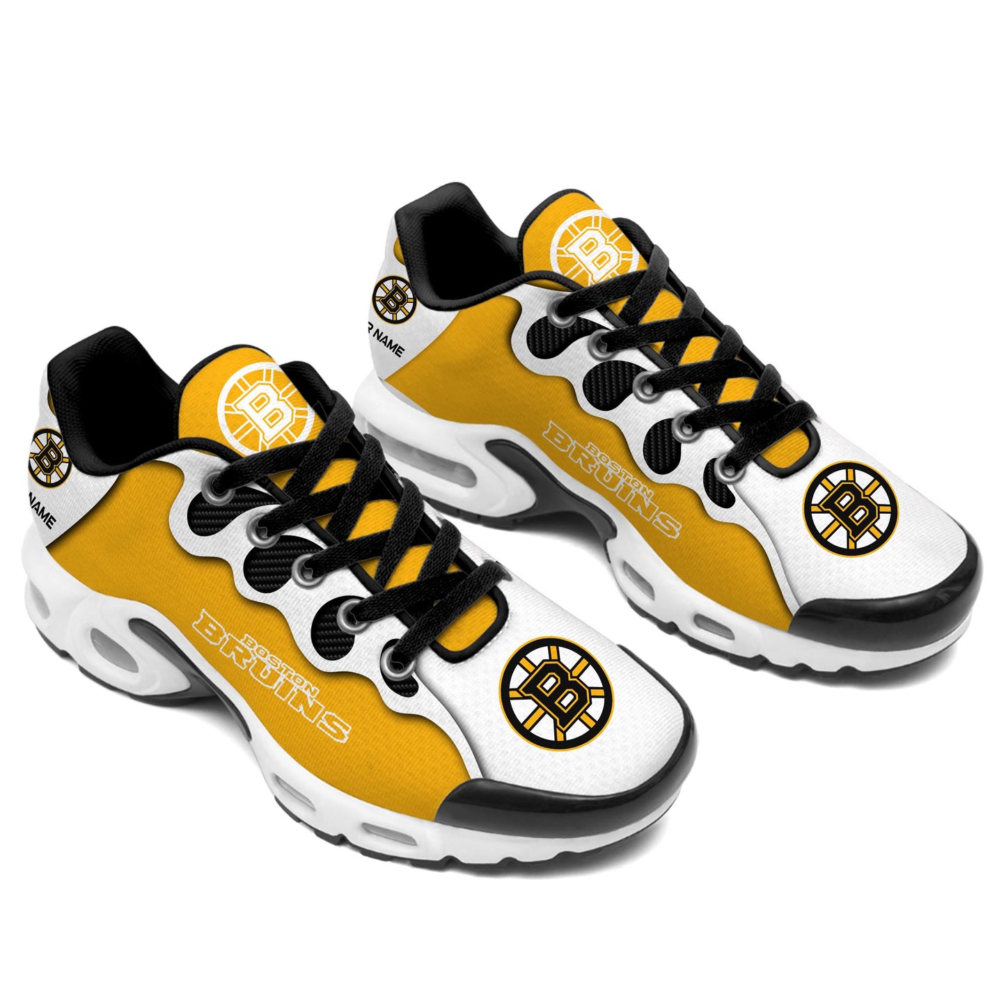Ideafootwear Boston Bruins TN Shoes Sneakers For Men And Women