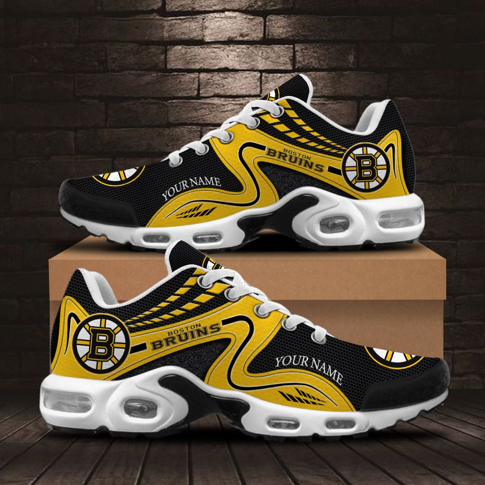 Ideafootwear Boston Bruins TN Shoes Sneakers For Men And Women