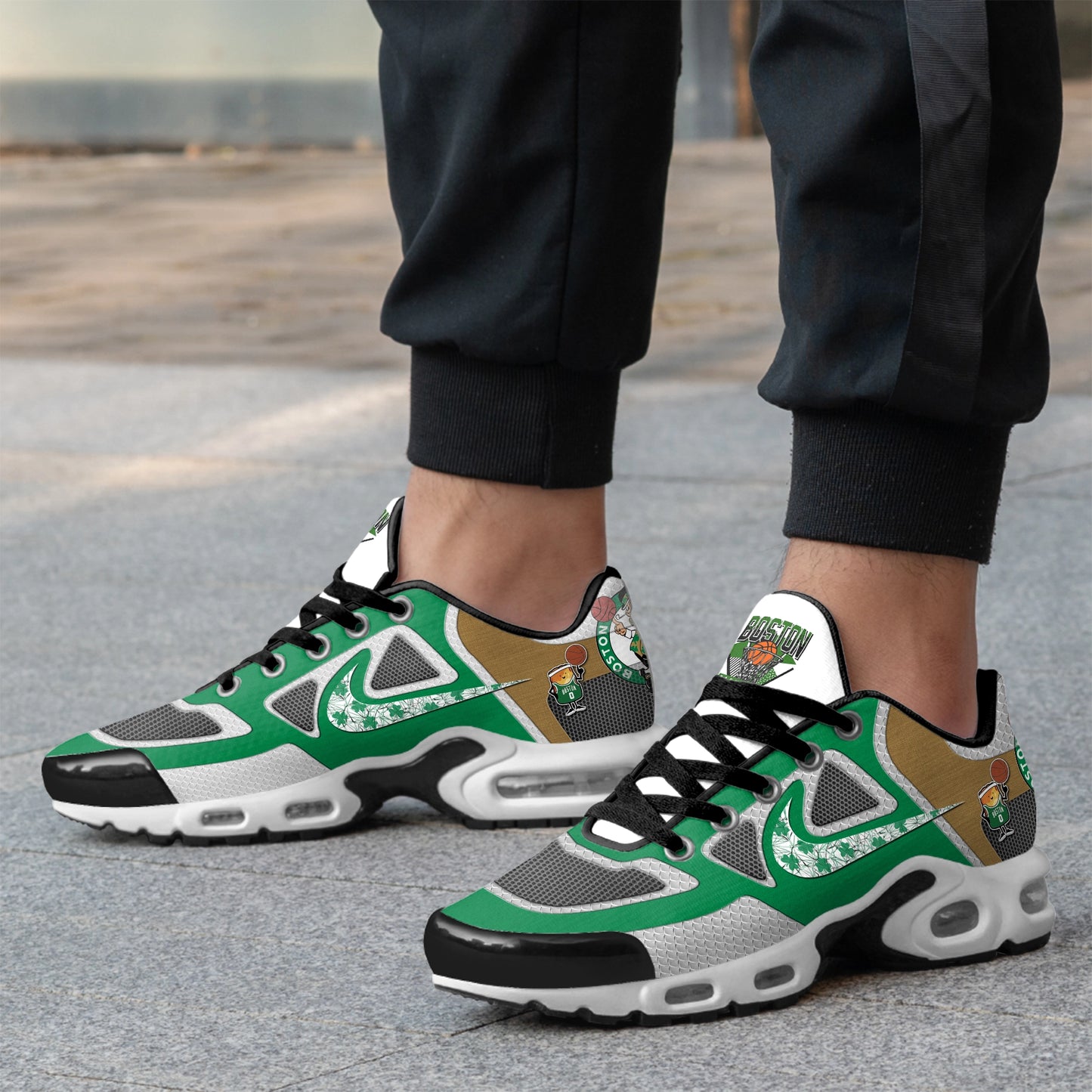 Ideafootwear Boston Celtics TN Shoes Sneakers For Men And Women