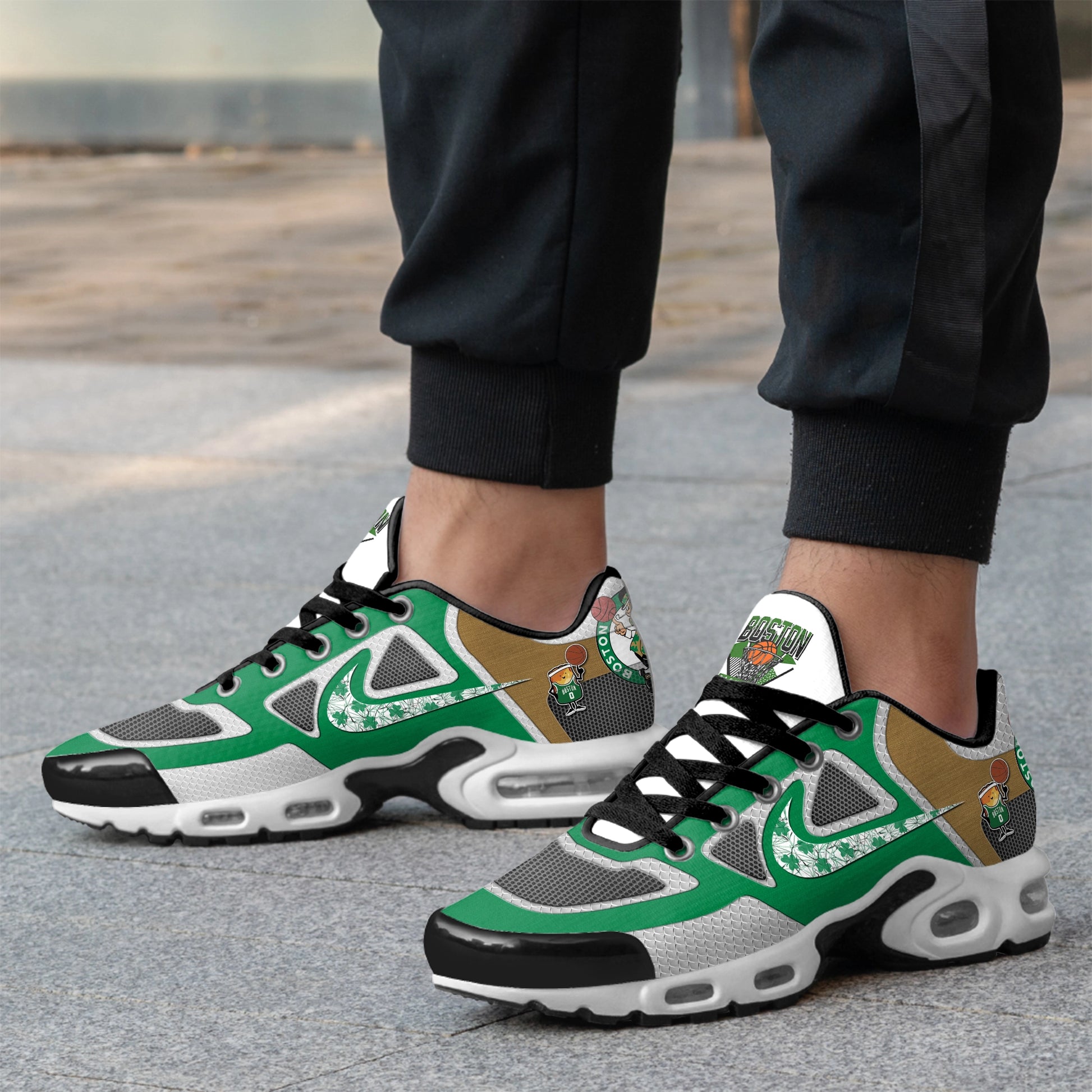 Ideafootwear Boston Celtics TN Shoes Sneakers For Men And Women