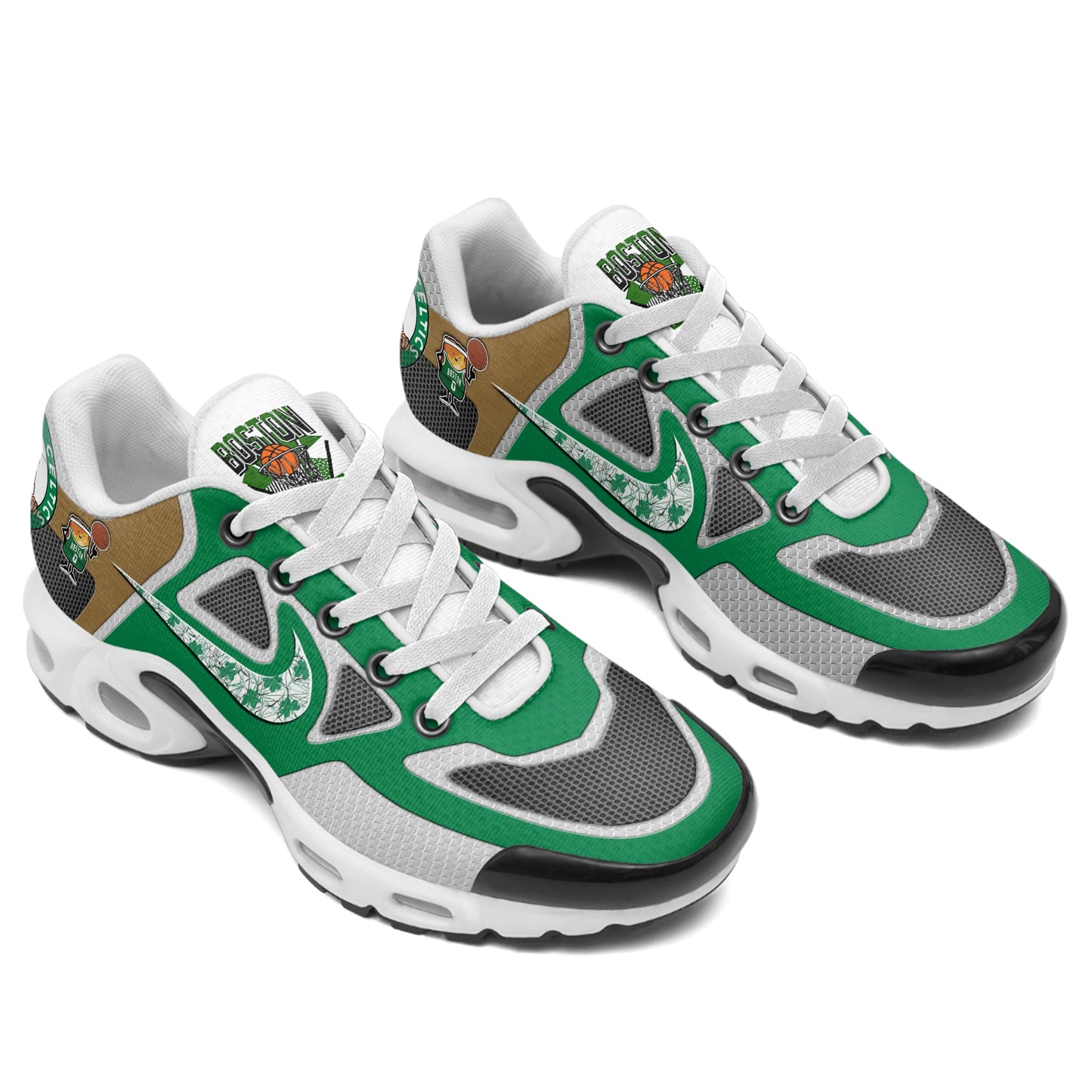Ideafootwear Boston Celtics TN Shoes Sneakers For Men And Women